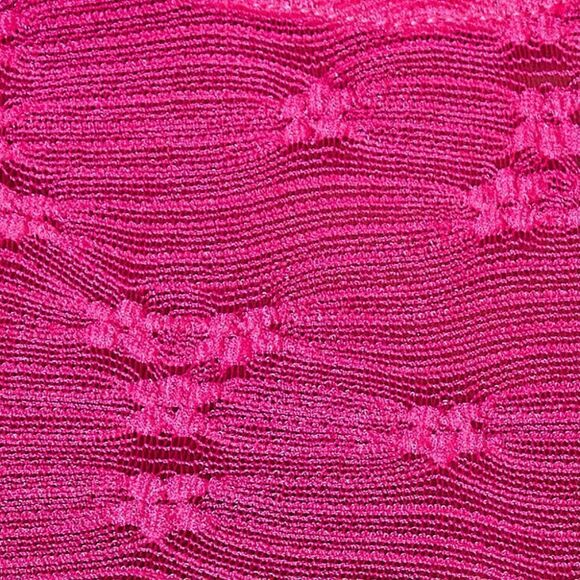 Lace Stretchy Sheer Long Sleeve High Neck Top sz Medium - Picture 6 of 6